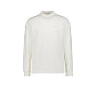 BOSS Orange Longsleeve Herren Slim Fit Langarm Baumwolle weiß, M