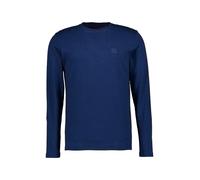 BOSS Orange Longsleeve Herren Slim Fit Langarm Rundhals Baumwolle blau, XL