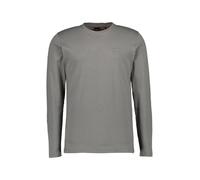 Langarmshirt BOSS ORANGE "Tacks", Herren, Gr. S, open grau076, Single Jersey, Obermaterial: 100% Baumwolle, regular fit normal, Rundhals, eingesetzt normaler Saum, Shirts Langarmshirt, mit Markenlogo