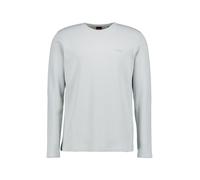 Langarmshirt BOSS ORANGE "Tempesto", Herren, Gr. XXL, silber043, Single Jersey, Obermaterial: 82% Baumwolle, 12% Polyamid, 6% Elasthan, regular fit normal, Rundhals, Shirts Langarmshirt, mit BOSS-Stic