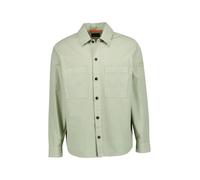 BOSS Orange Overshirt Herren Langarm Baumwolle grün, S