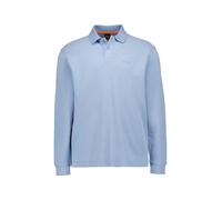 Poloshirt BOSS ORANGE "Petempestolong", Herren, Gr. M, light, pastel blau451, Jersey, Obermaterial: 82% Baumwolle, 12% Polyamid, 6% Elasthan, regular fit, hoch geschlossener Ausschnitt, eingesetzt Bün