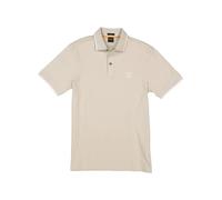 BOSS Orange Polo-Shirt Herren Slim Fit Kurzarm Baumwoll-Piqué beige, L