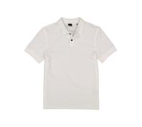 BOSS Orange Polo-Shirt Herren Slim Fit Kurzarm Baumwoll-Piqué weiß, 3XL