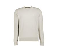 BOSS Orange Pullover Herren Regular Fit Rundhals beige, M