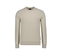 BOSS Orange Pullover Herren Regular Fit Rundhals beige, XXL