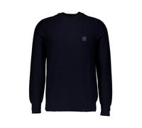BOSS Orange Pullover Herren Regular Fit Rundhals blau, XXL