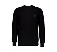 BOSS Orange Pullover Herren Regular Fit Rundhals schwarz, L