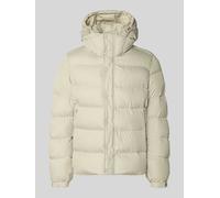 BOSS Orange Regular Fit Steppjacke mit Kapuze Modell 'Omaris' in Beige, Größe 50