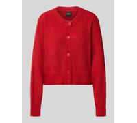 BOSS Orange Regular Fit Strickjacke aus Alpaka-Woll-Mix Modell 'C_Fernad' in Rot, Größe M