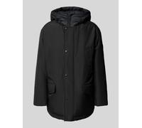BOSS Wasserabweisende Jacke mit kontrastierendem Einsatz - Style Osiass1, 50547078 Schwarz 54
