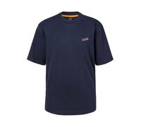 BOSS Orange T-Shirt Herren Regular Fit Kurzarm Rundhals Baumwolle blau, S