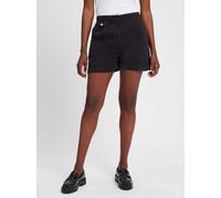 BOSS A-Linien-Shorts aus angerauter Stretch-Baumwolle - Style C_Taschi-D, 50540402 Schwarz 38