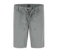 BOSS Orange Shorts Herren Regular Fit Baumwoll-Stretch grau, 32
