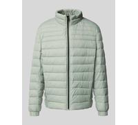 BOSS Orange Slim Fit Steppjacke mit Stehkragen Modell 'ODEN2' in Mint, Größe 48
