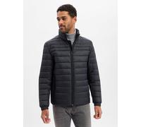 Steppjacke BOSS ORANGE "Oden", Herren, Gr. 48, schwarz (schwarz001), Web, Obermaterial: 100% Polyamid, unifarben, casual, slim fit normal, hoch geschlossener Ausschnitt, Langarm elastischer Bund mit G