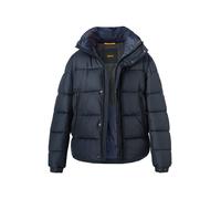 BOSS Orange Steppjacke Herren Stehkragen Mikrofaser blau, 50 (M)