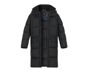 BOSS Orange Steppmantel Herren Stehkragen Nylon schwarz, 50 (M)