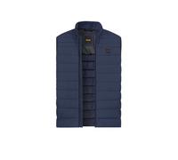 BOSS Orange Steppweste Herren Stehkragen Mikrofaser blau, 56 (XXL)