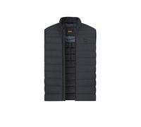 BOSS Orange Steppweste Herren Stehkragen Mikrofaser schwarz, 54 (XL)