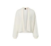 BOSS Damen Strickjacke mit Alpaka C_FURGOVIA, weiss, Gr. XS
