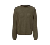 BOSS Relaxed-Fit Pullover aus Baumwolle mit Mesh-Struktur - Style C_Farde, 50566859 Dunkelgrün L