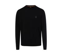 BOSS Orange Strickpullover mit Cashmere-Anteil Herren Baumwolle schwarz, L