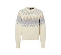 BOSS Orange Strickpullover mit Schurrwollanteil Damen beige, M