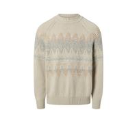 BOSS Orange Strickpullover mit Woll-Anteil Herren beige, L