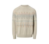 BOSS Orange Strickpullover mit Woll-Anteil Herren beige, M