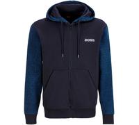 BOSS Orange Sweatjacke in Dunkelblau - Größe L | Herren Sweatshirts Jacken