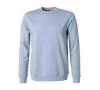 BOSS Orange Sweatshirt Herren Comfort Fit Rundhals Baumwolle blau, XXL