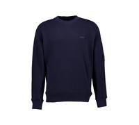 BOSS Orange Sweatshirt Herren Regular Fit Rundhals Baumwolle blau, L