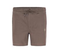 BOSS Orange Sweatshorts Herren Regular Fit Baumwolle braun, XXL