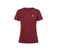 T-Shirt BOSS ORANGE "Esogo Premium Damenmode", Damen, Gr. S (36), rot 603, Jersey, Obermaterial: 100% Baumwolle, unifarben, casual, Rundhals, Kurzarm abgesteppte Kante, Shirts, mit Artwork auf der Bru
