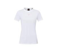 T-Shirt BOSS ORANGE "C_Elogo_21", Damen, Gr. L (40), weiß (weiß 100), Single Jersey, Obermaterial: 100% Baumwolle, unifarben, casual, Basic, Rundhals, Kurzarm eingesetzt,eng eingefasste Kante, Shirts,