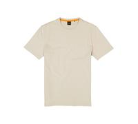 BOSS Orange T-Shirt Herren Kurzarm Rundhals Baumwolle beige, XL