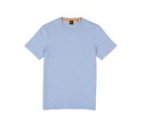 T-Shirt BOSS ORANGE "Tegood", Herren, Gr. XXXL, blau (open blau470), Single Jersey, Obermaterial: 100% Baumwolle, casual, regular fit hüftlang, Rundhals, Kurzarm eingesetzt eingefasste Kante, Shirts,