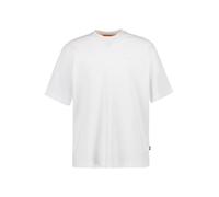 BOSS Orange T-Shirt Herren Regular Fit Kurzarm Rundhals Baumwoll-Jersey weiß, XXL