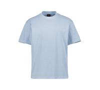 BOSS Orange T-Shirt Herren Regular Fit Kurzarm Rundhals Baumwolle blau, S