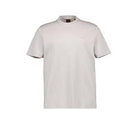BOSS Orange T-Shirt Herren Regular Fit Kurzarm Rundhals Baumwolle grau, L