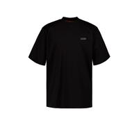 BOSS Orange T-Shirt Herren Regular Fit Kurzarm Rundhals Baumwolle schwarz, S