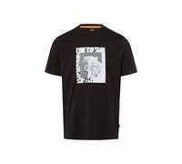 BOSS T-Shirt aus Baumwoll-Jersey mit Tier-Artwork - Style Te_lupo, 50554615 Schwarz L