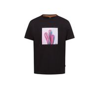 T-Shirt mit Label-Print Modell 'mextour' S men Black