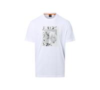 BOSS T-Shirt aus Baumwoll-Jersey mit Tier-Artwork - Style Te_lupo, 50554615 Weiß XXL