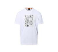 BOSS T-Shirt aus Baumwoll-Jersey mit Tier-Artwork - Style Te_lupo, 50554615 Weiß XXXL