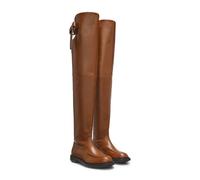 BOSS Overknee-Boots aus Leder - Style Eleri_Boot_otkltW_rw, 50583492 Hellbraun 38
