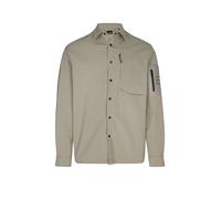 BOSS Green Relaxed Fit Overshirt mit Label Patch Modell 'ST_GLOBE HEXA L' in Hellgruen, Größe L