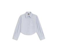 BOSS Oversized Bluse aus Baumwoll-Popeline - Style C_Boskota-1, 50566871 Hellblau 42