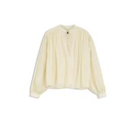 BOSS Oversized-Fit Bluse aus leichtem Gewebe mit gerafften Details - Style C_Bellis, 50568189 Hellgelb 38